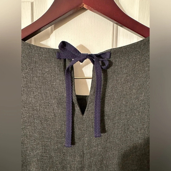 AVN Italy Luxury Charcoal Cold Shoulder Italy 48 US 12 Viscose Lined 3/4 Sleev - Picture 11 of 13